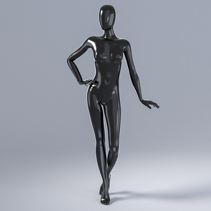 drawing mannequin 3d model