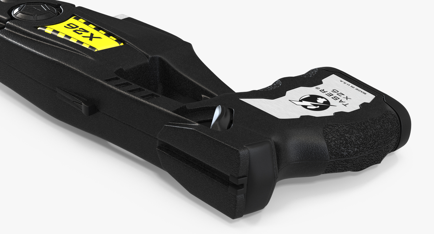 police taser gun 3d model
