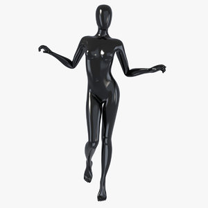 3d model of female mannequin