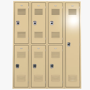 school lockers 3d ma