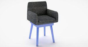 modern chair c4d