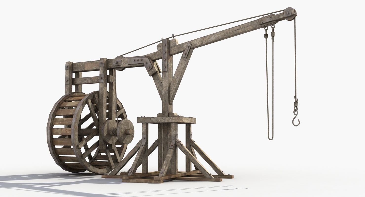 old wooden crane max