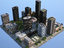 dunkel city buildings 3d model