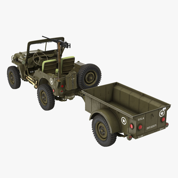 toy jeep with trailer
