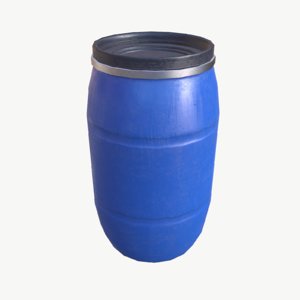 plastic barrel 3d max