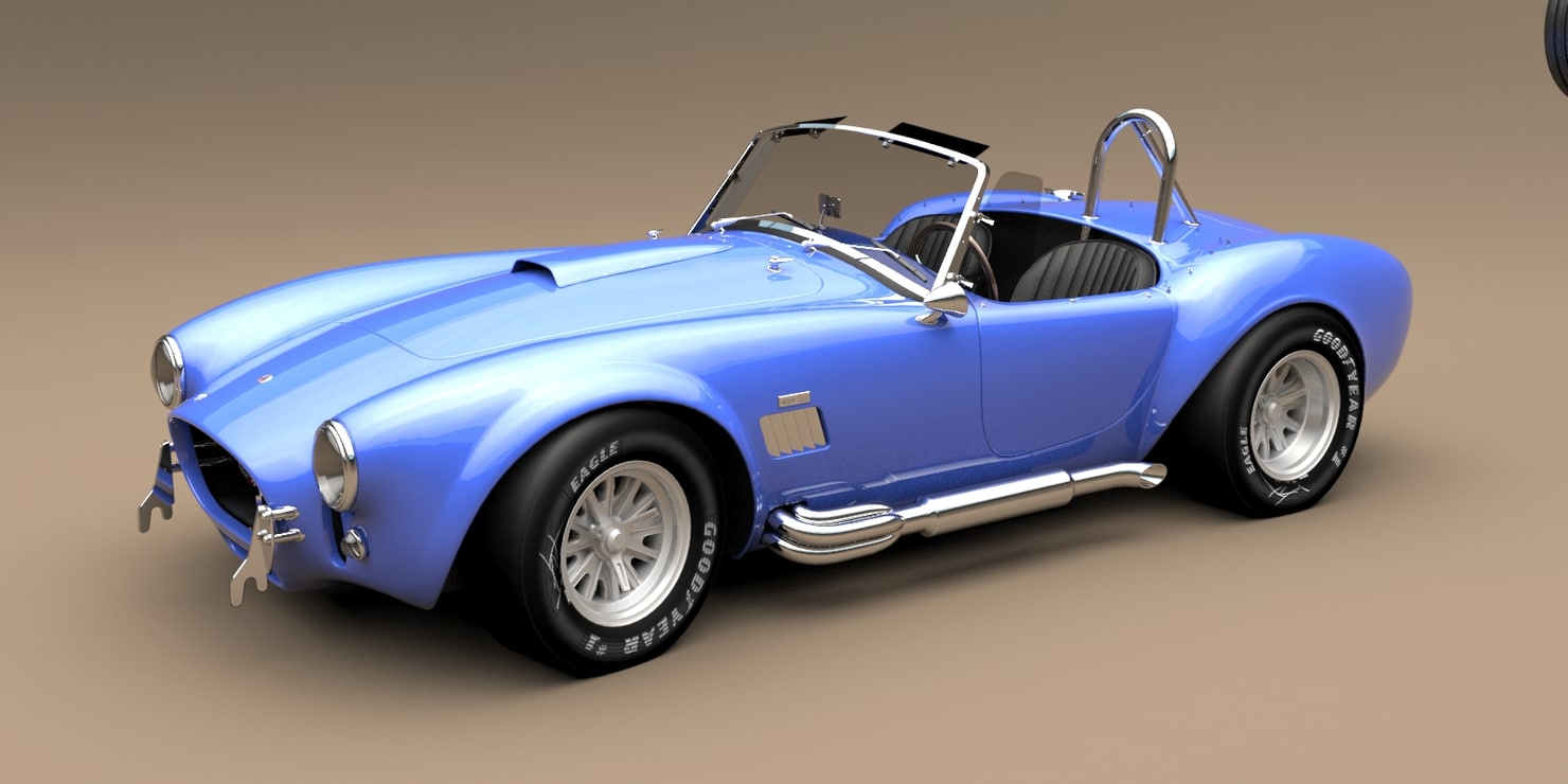 3d Model Ac Cobra 1965