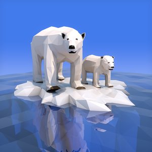 3ds polar bear