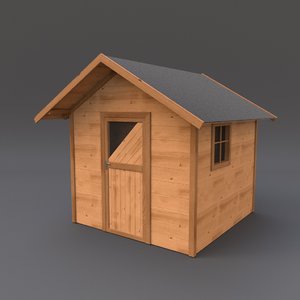 wooden shed 3ds