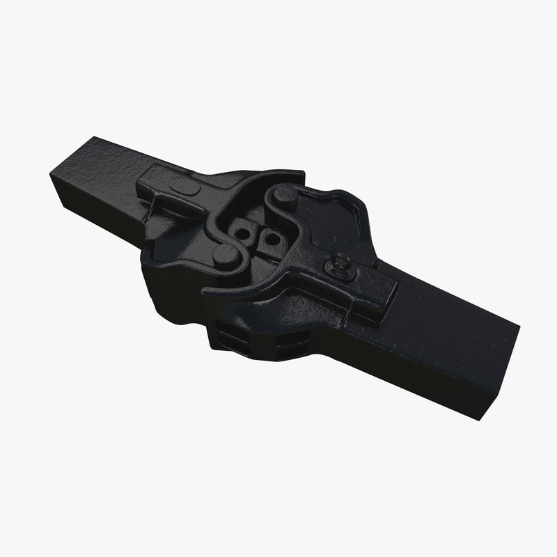 3d train connector model