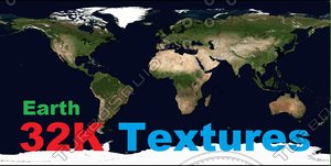 Realistic 32k Earth Textures