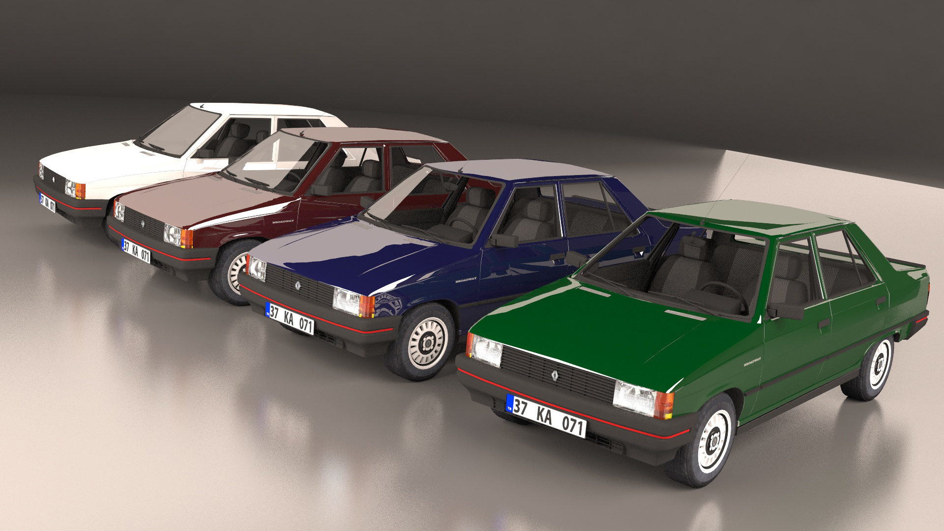 renault 9 diecast