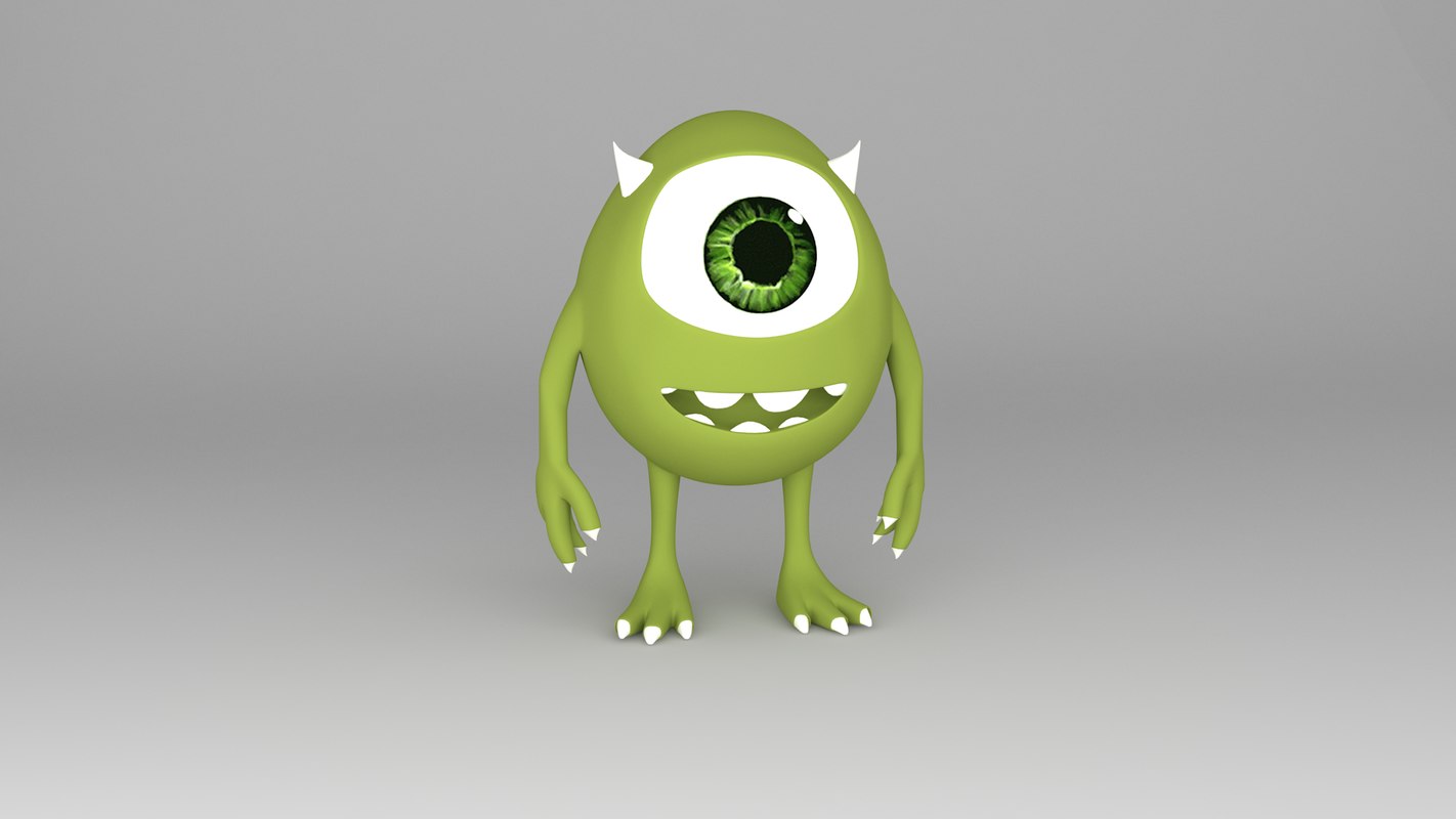 mike wazowski 3d model