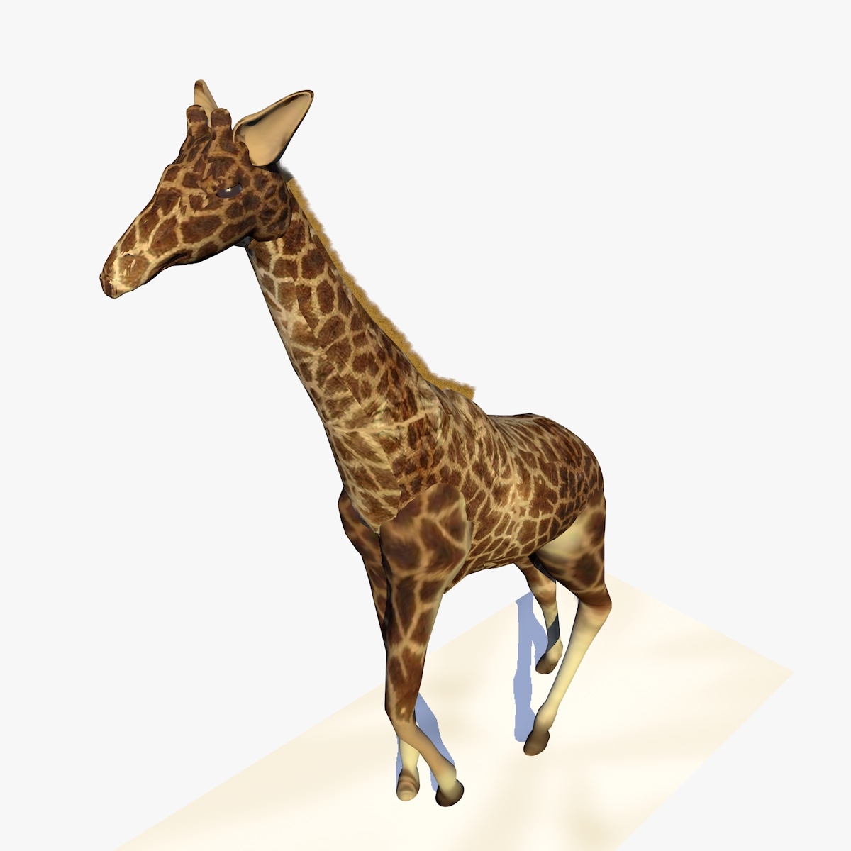 3d giraffe walking animation