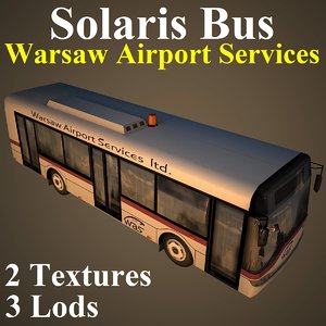 solaris bus 3d max