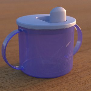 3d model toddler cup