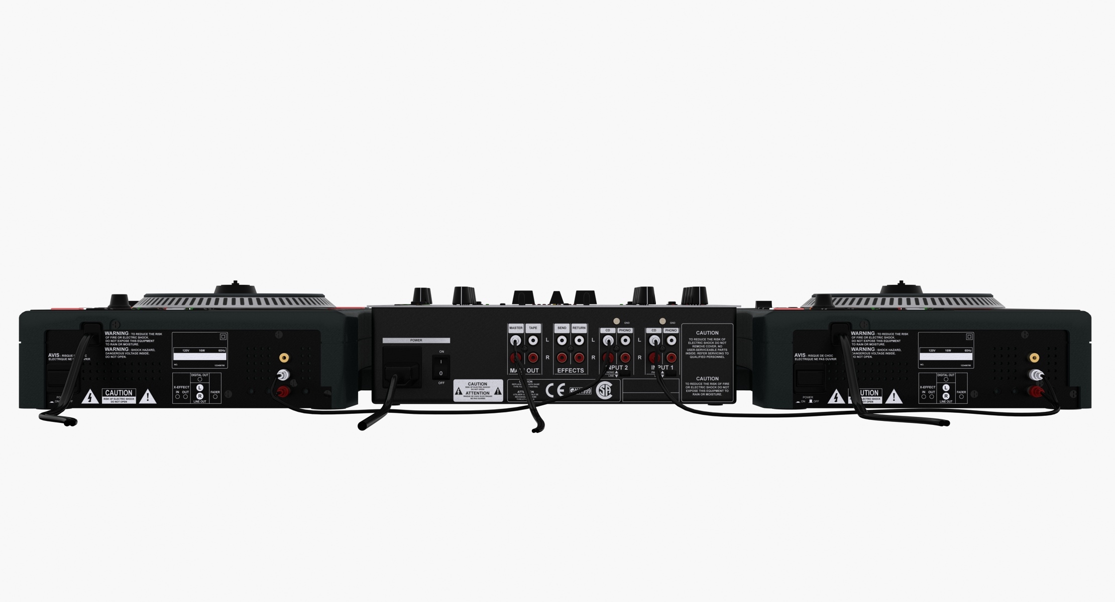 dj cd turntable mixer 3d max