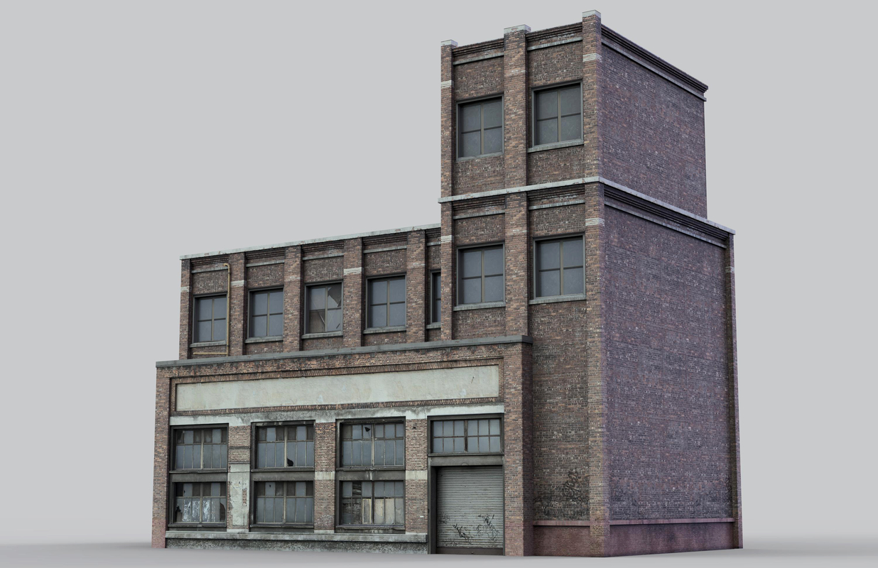 industrial brick building max