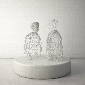 3d model custom public sculpture human