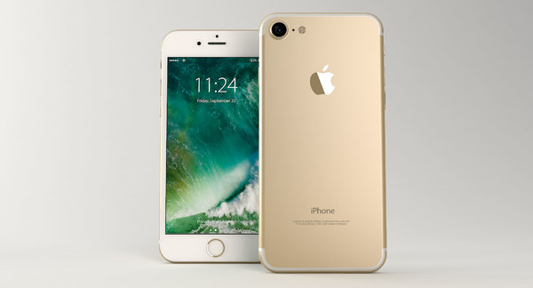 modelo 3d Apple iPhone 7 Gold - TurboSquid 1083838