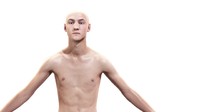 3d man character body anatomy model
