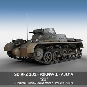 panzer light tank pzkpfw 3d c4d