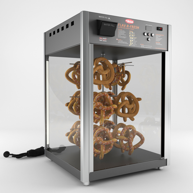 pretzel warmers 3d max