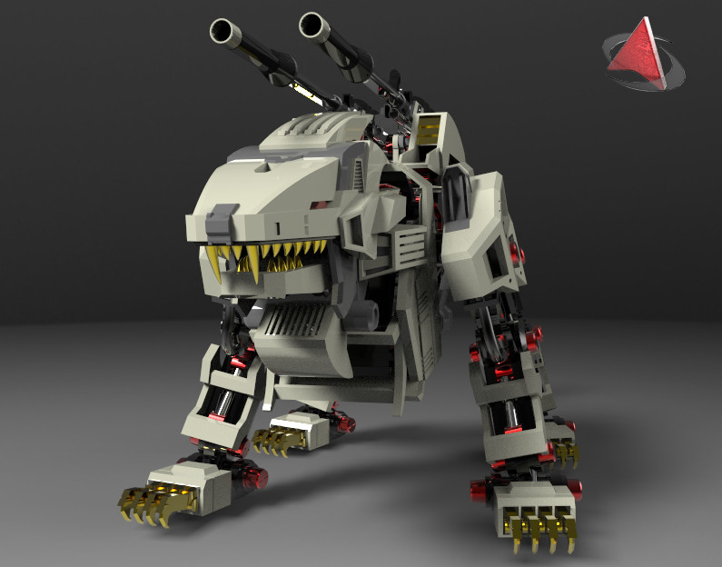 3d zoid zoids model