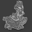 scan chinese fish statue 3d model