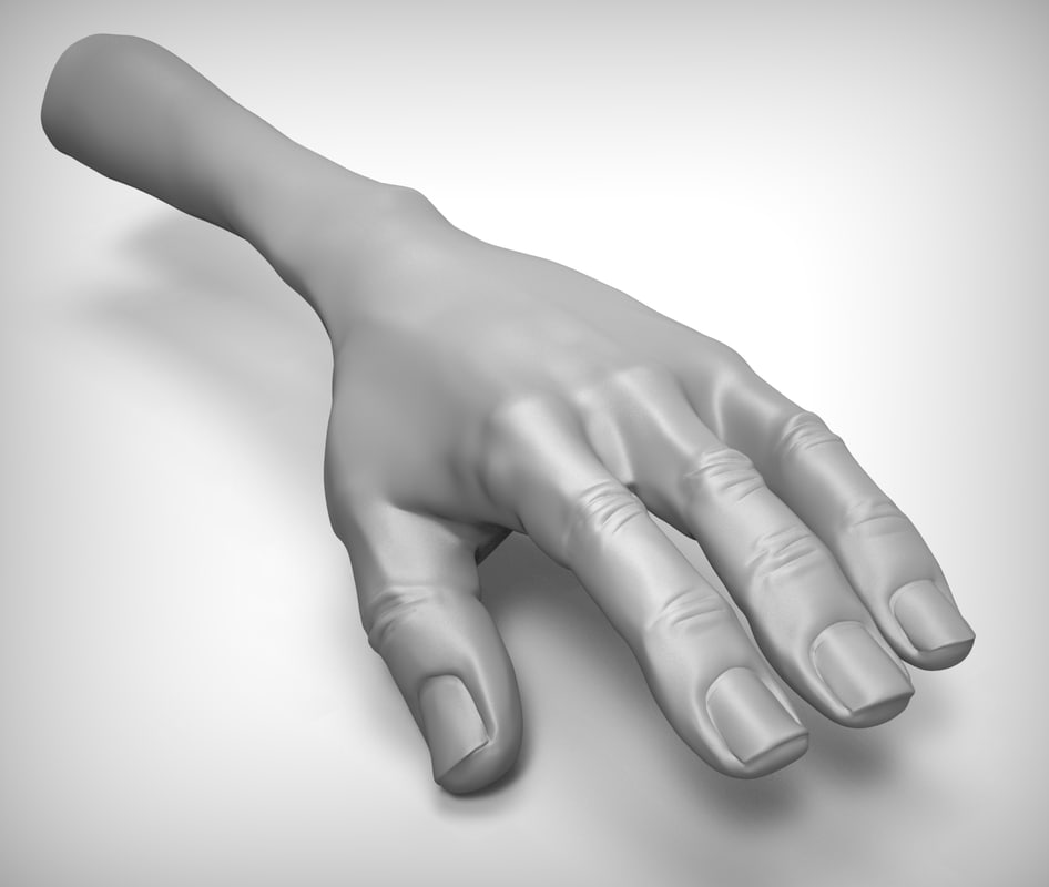 Beauty cartoon hand