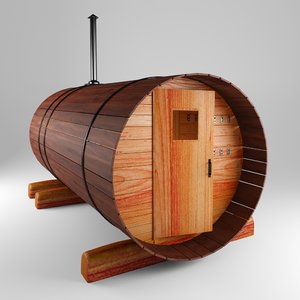 sauna 3d max