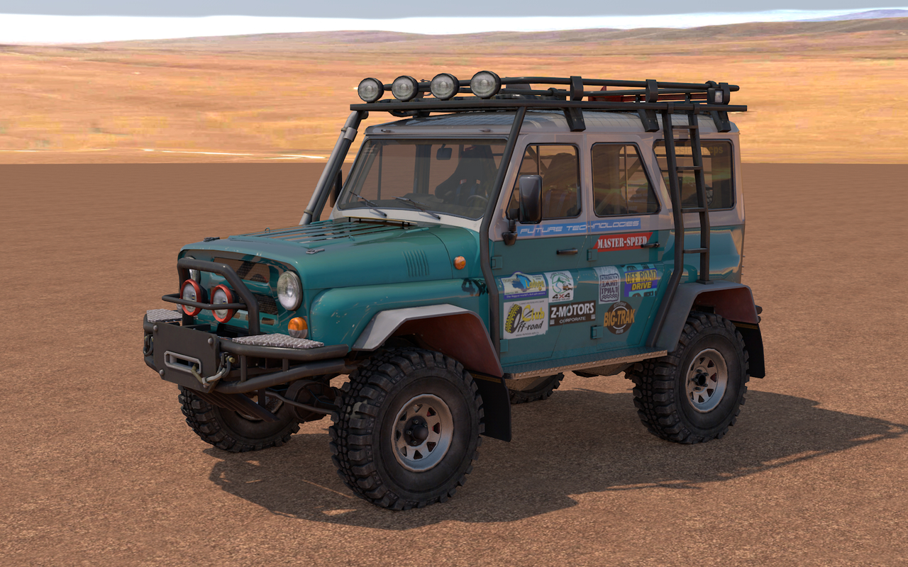 Miniature UAZ 1/36 En Alliage - Modèle Tout-terrain Diecast - Neuf, Livré Depuis Hong Kong