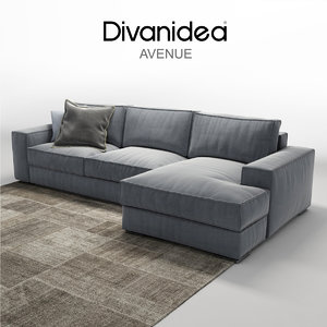 3d divanidea avenue sofa
