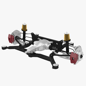 3d max rear independent suspension
