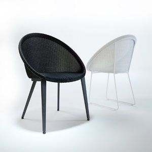 3d model of joe-jack-dining-chair