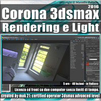 Corona 1.5 in 3dsmax 2016 Rendering e Light Vol 1.0 Cd Front