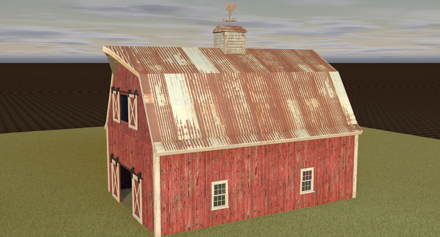 Old Red Barn 3ds