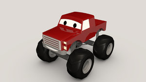 3d model monster truck 1