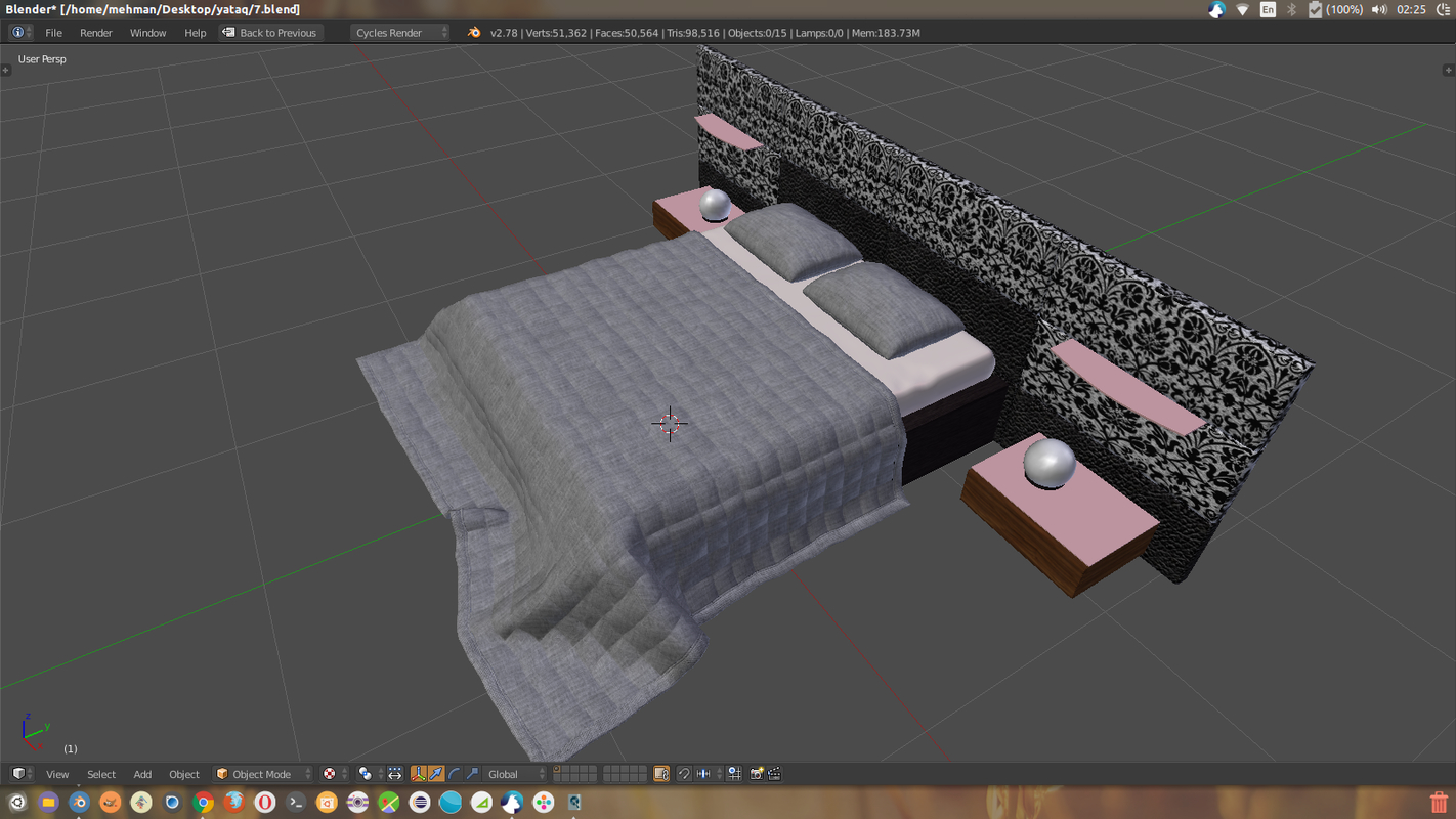 fbx bed blender