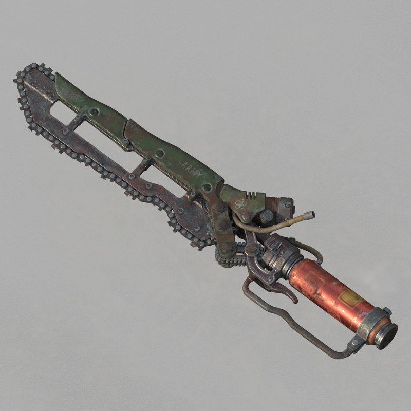 ripper fallout 3d model