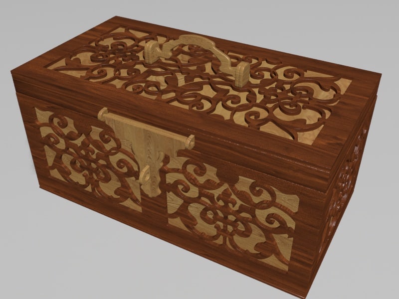 3d jewelry box model