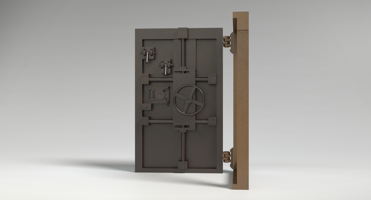 bunker door 3d 3ds