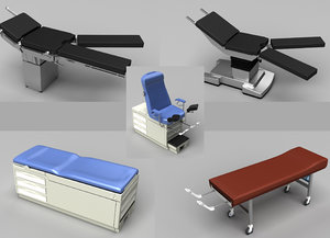 medical tables 3d model