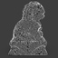 jade chinese lion statuette c4d