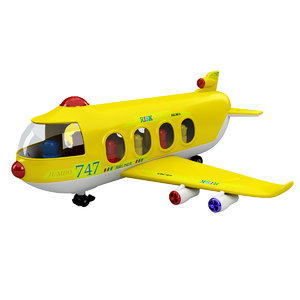 3d toy plane
