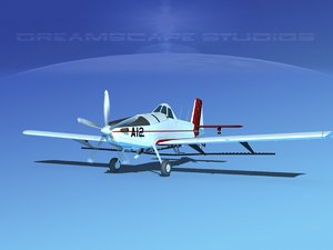 propellers air tractor at-802 3d dwg