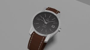 branded watch clock 3d model