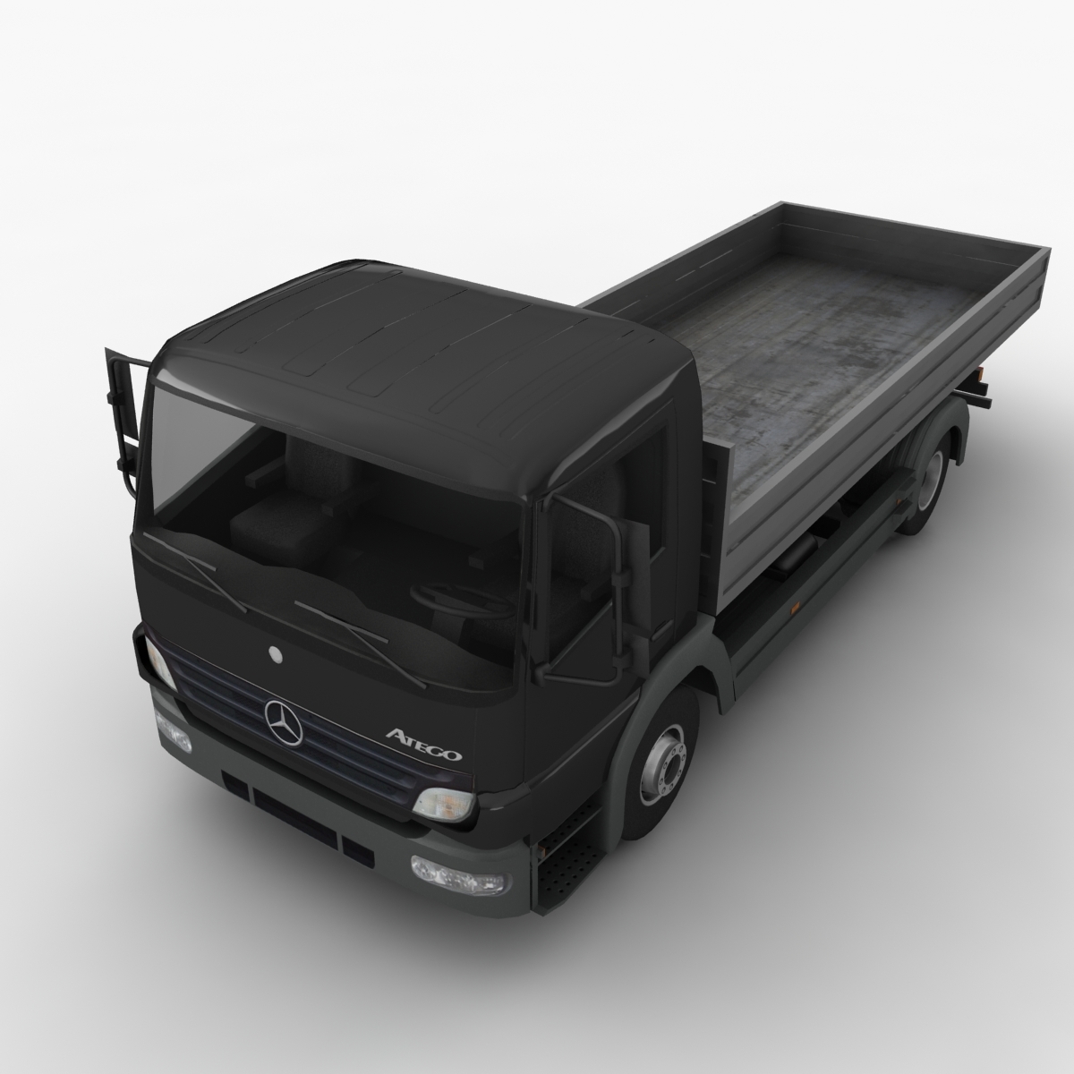 梅赛德斯atego自卸车3d模型