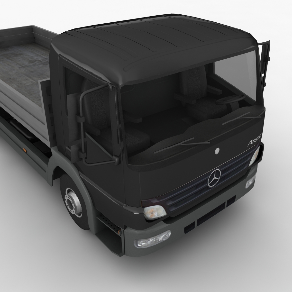 梅赛德斯atego自卸车3d模型
