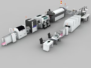 production line 3d max
