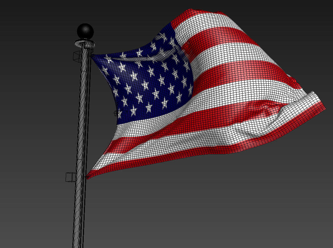 flag 3d model